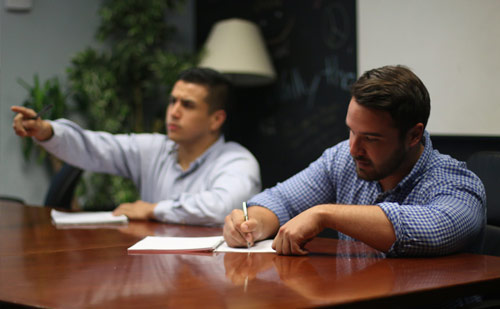 Addiction education classroom
