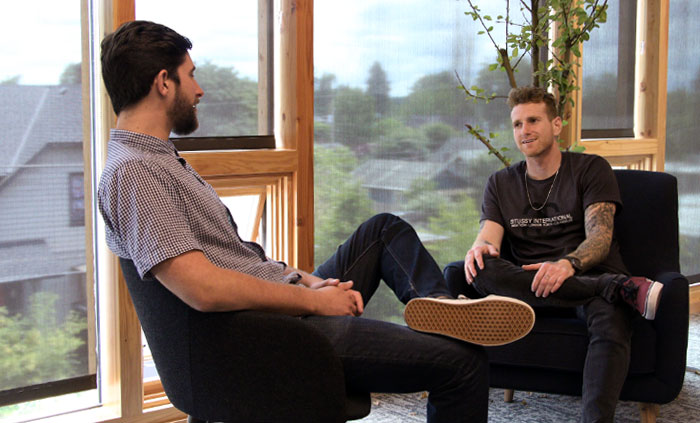 One-on-one counseling session